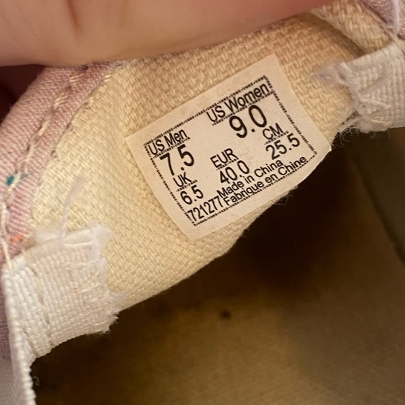 Vans Classic Slip On Speckle Jersey Pink Sneakers - Picture 7 of 9